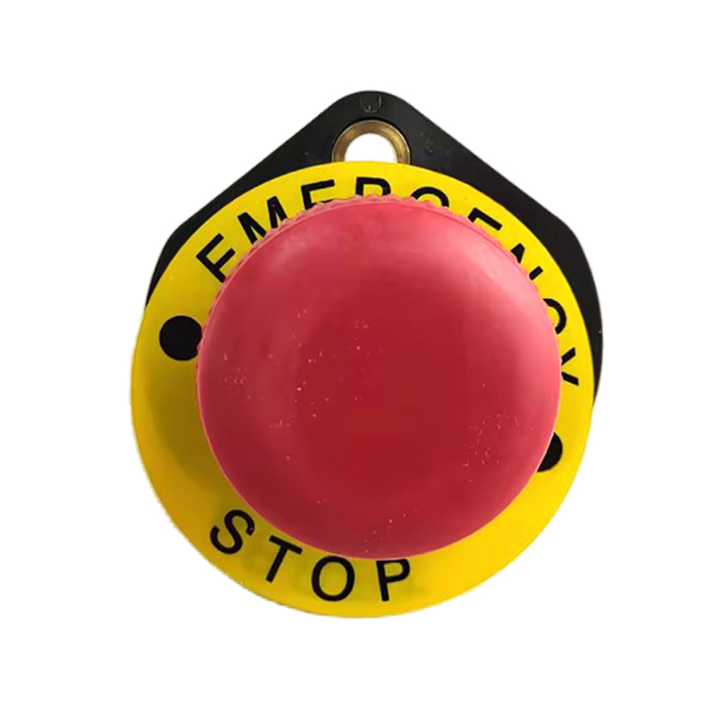 Forklift emergency stop button